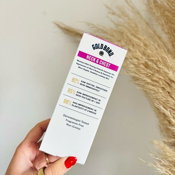 NEW GOLD BOND Neck & Chest Firming Age Renew Cream Face Moisturizer Lotion 2oz - Picture 4 of 9